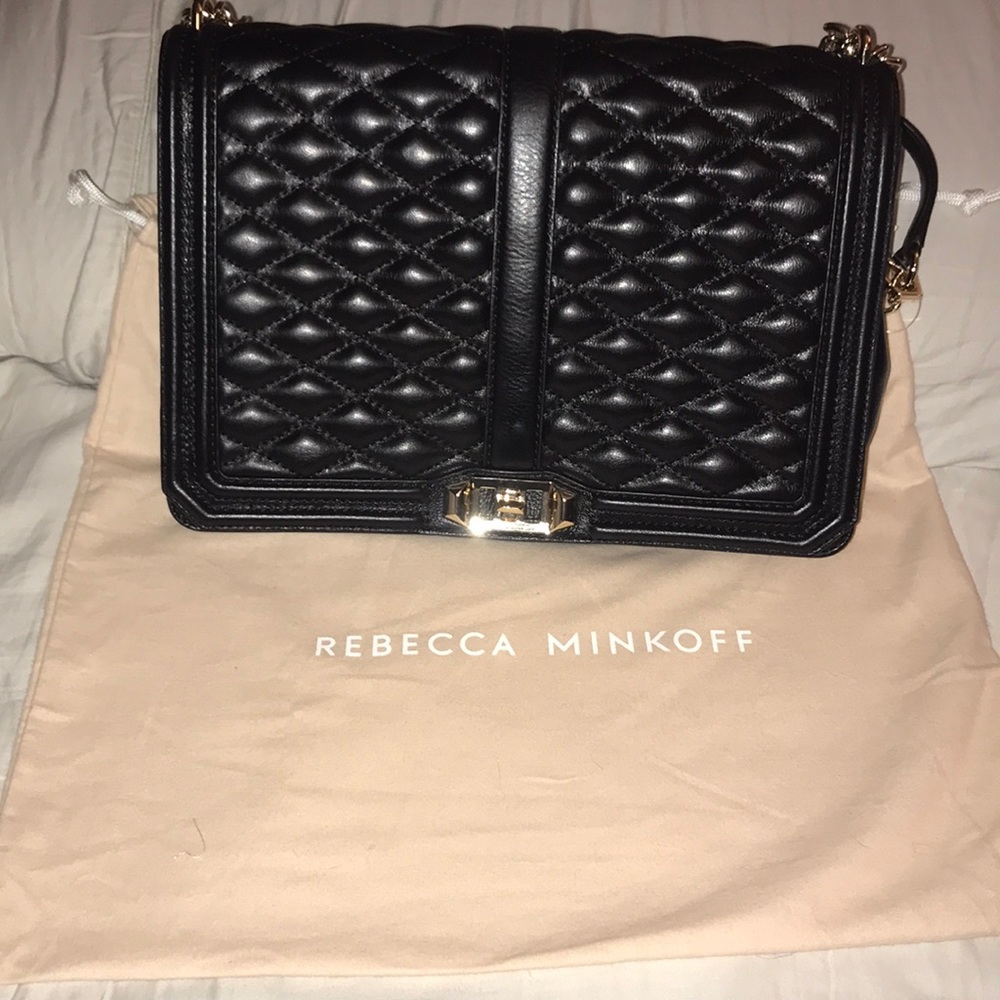 Black Rebecca Minkoff crossbody bag